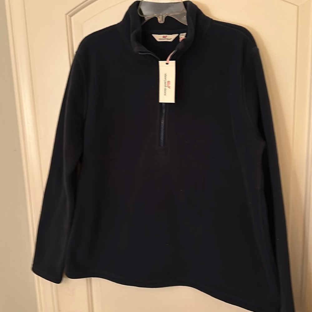 Cozy, women’s vineyard vines fleece pullover, 1/2 zipper. NWT